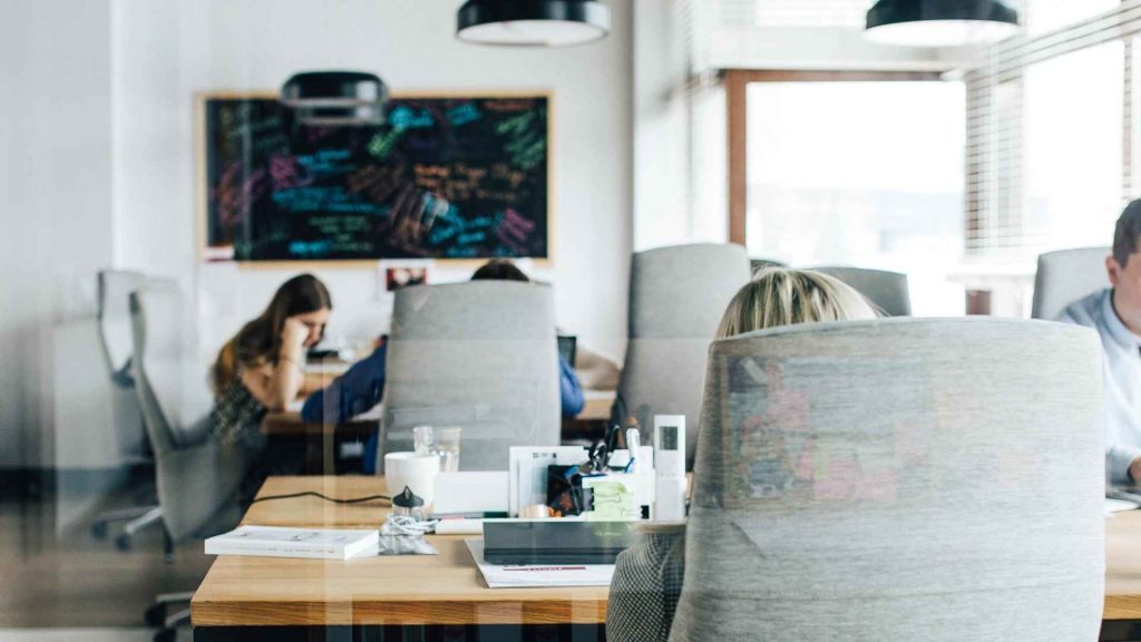 Modernes Open Space Büro